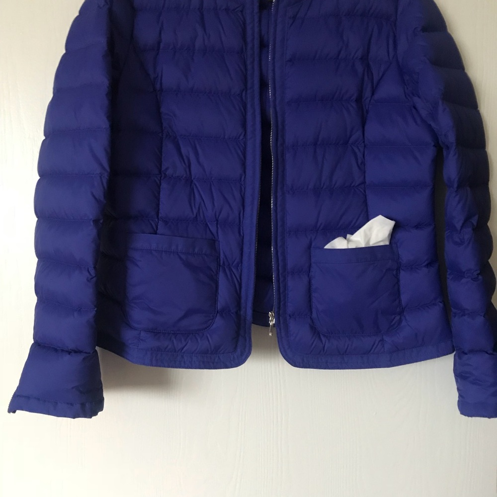 Periwinkle light weight Puffer jacket